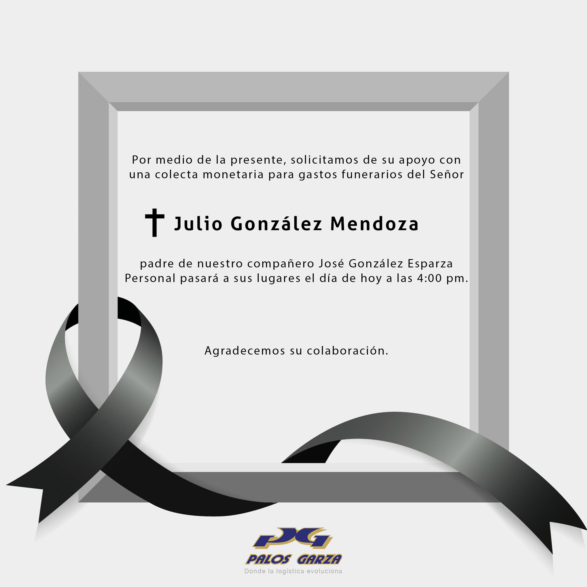 Colecta Monetaria- Julio Gonzalez 